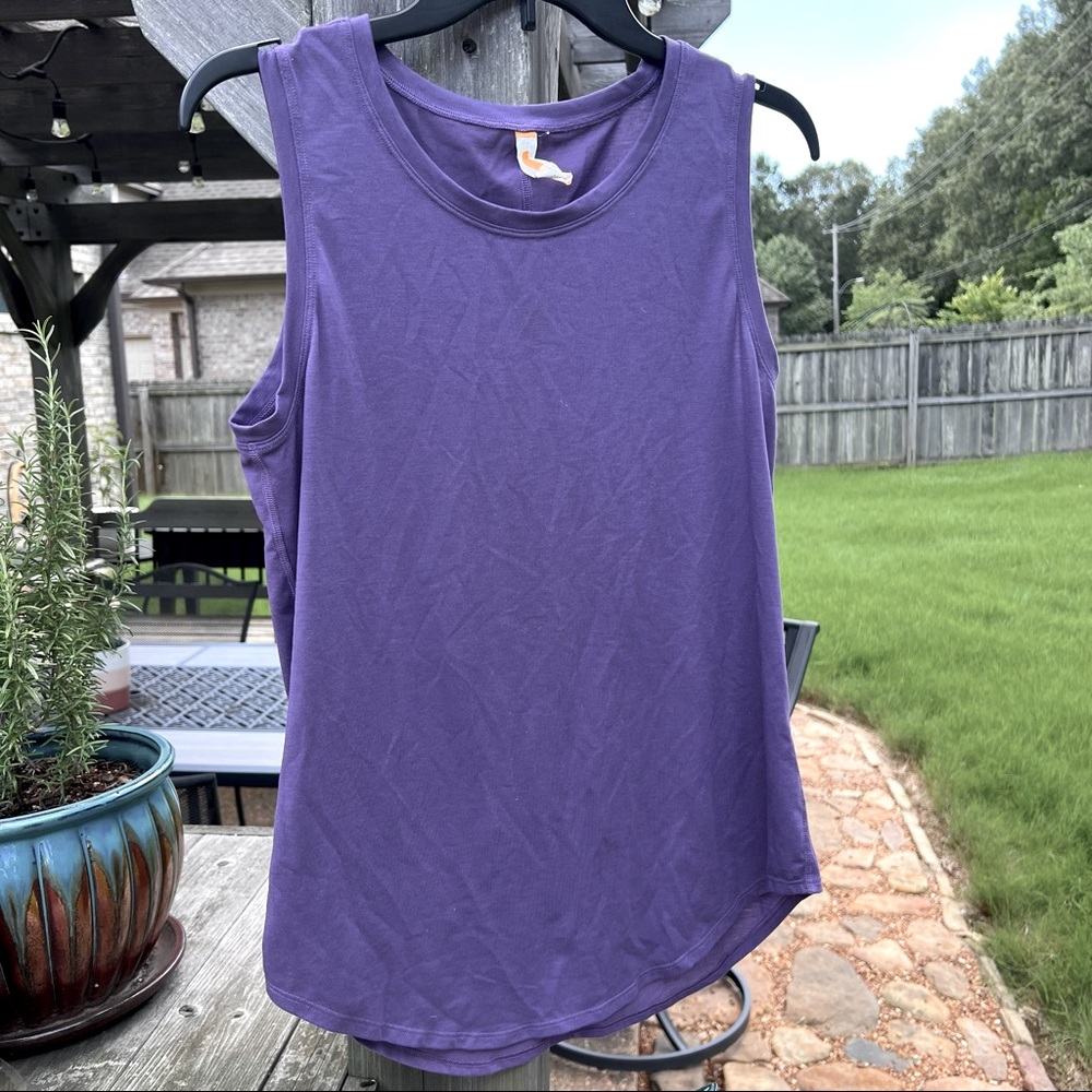 Lucy purple tank top